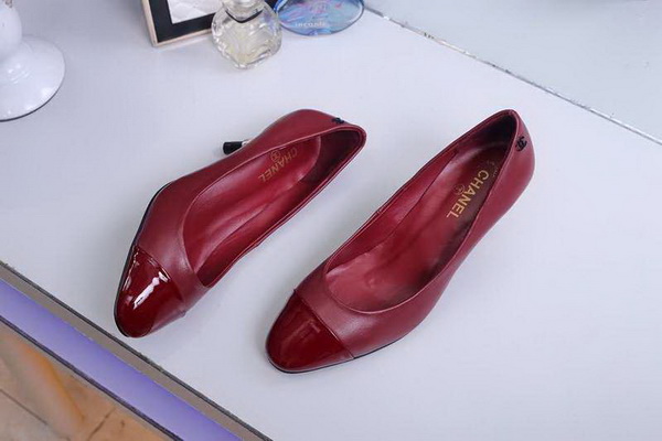 CHANEL Shallow mouth kitten heel Shoes Women--002